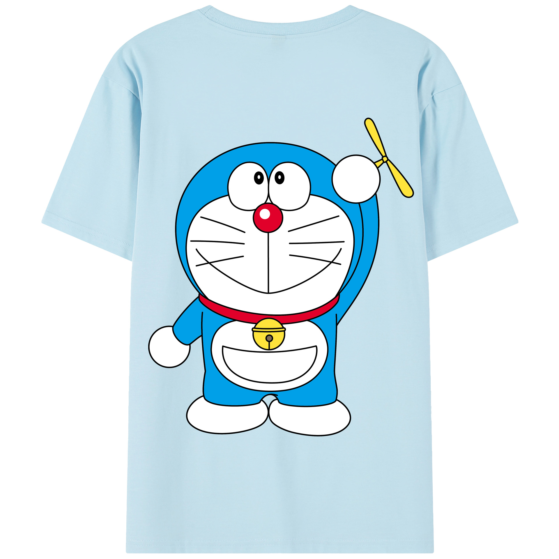 （画像用） ドラえもん Doraemon 綿100％半袖Tシャツ（背面プリント）